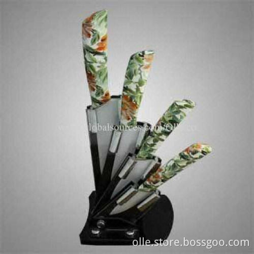 Kitchen Knife Set with Exclusive Plastic Handle